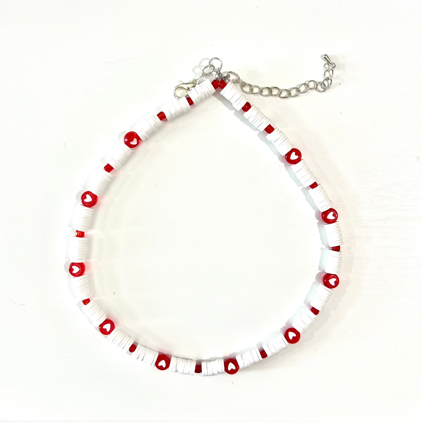 "IN LOVE" handmade choker style necklace