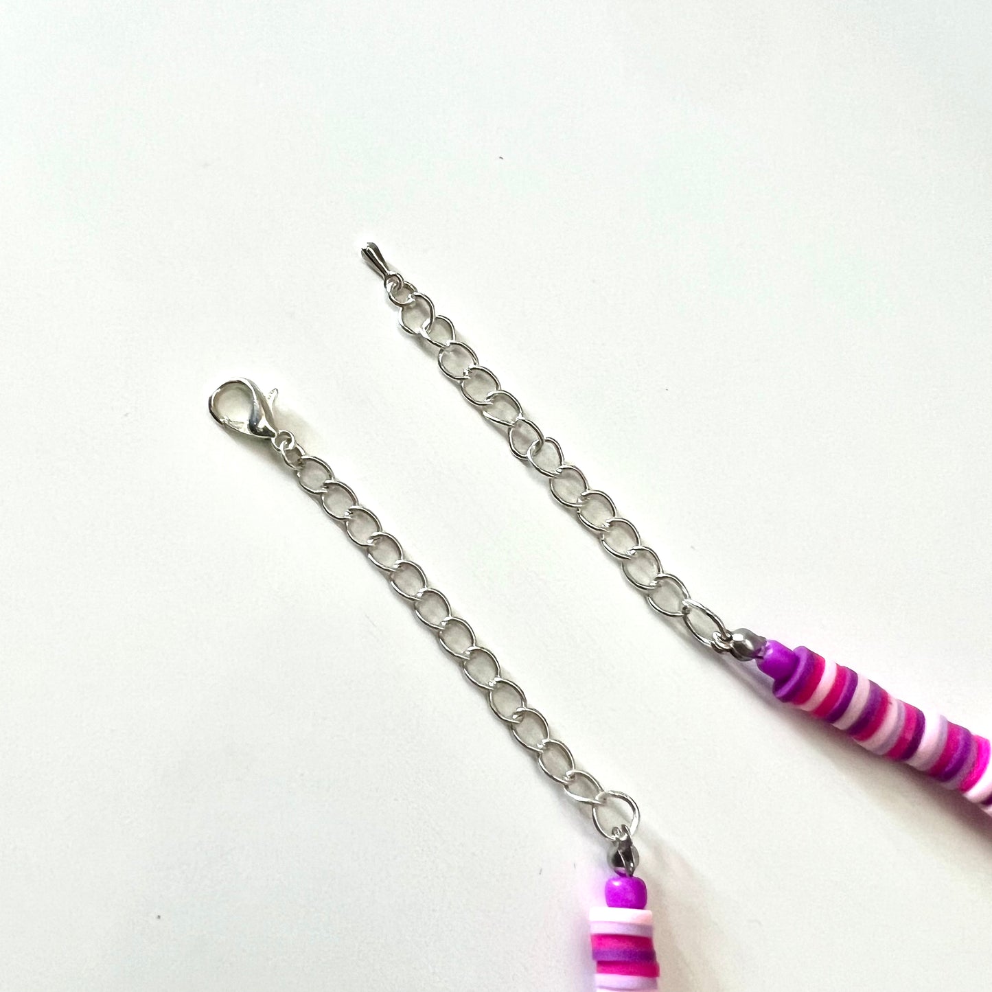 "BUBBLEGUM" choker style bead necklace