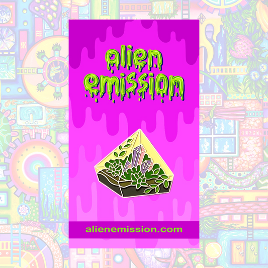 "CRYSTAL GARDEN" - soft enamel pin