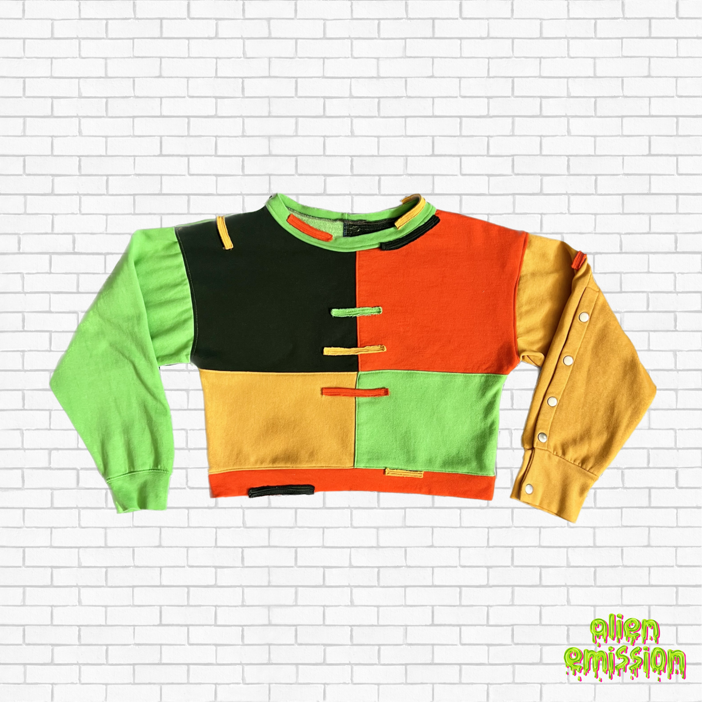 "Citrus Colorblock" size S